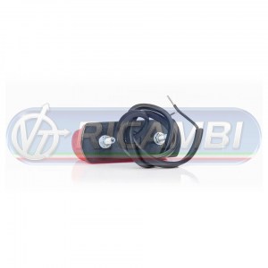FANALE TARGA LED STRETTO COP. ROSSO